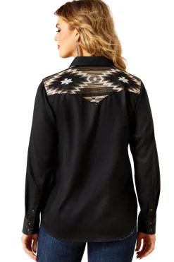 Ariat Dawn Damen Westernhemd mit Druckknöpfen und langen Ärmeln*Damen Shirts & Polos Für Damen