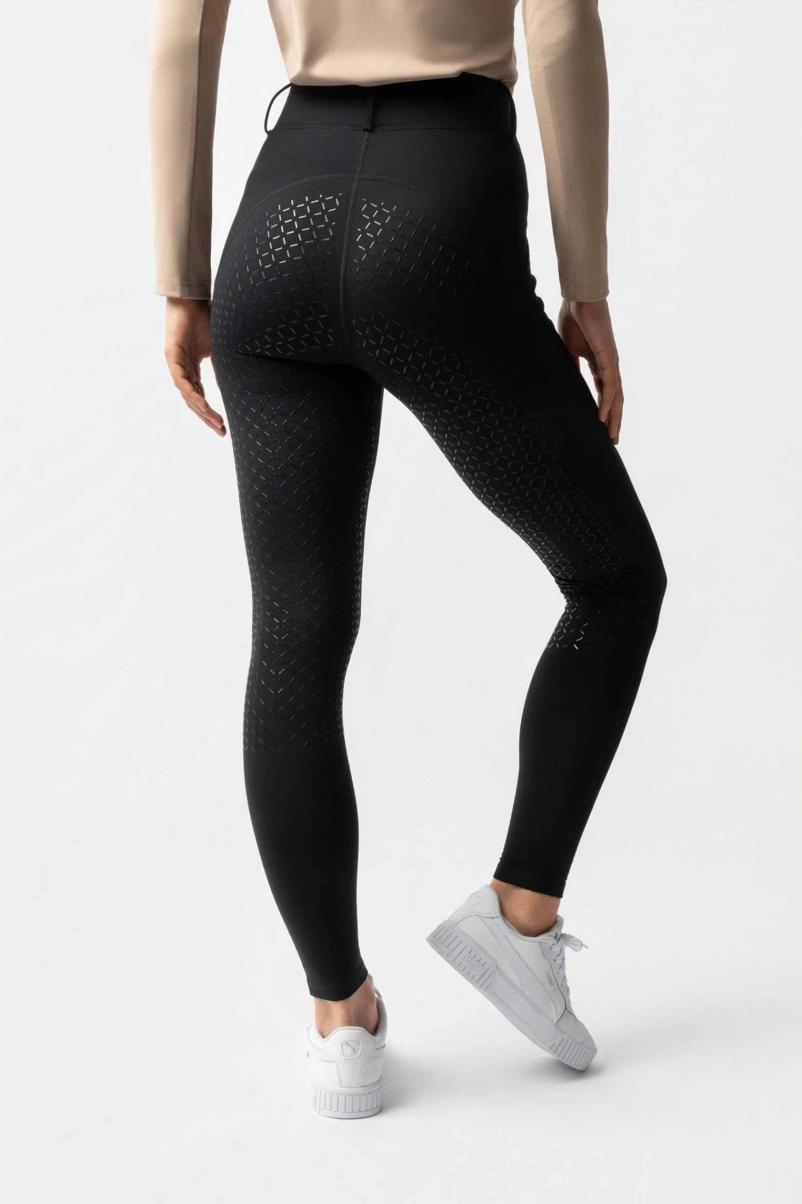 Horze Dea Damen Winter Reitleggings mit Vollbesatz*Damen Thermoreithosen Und -Reitleggins Für Damen