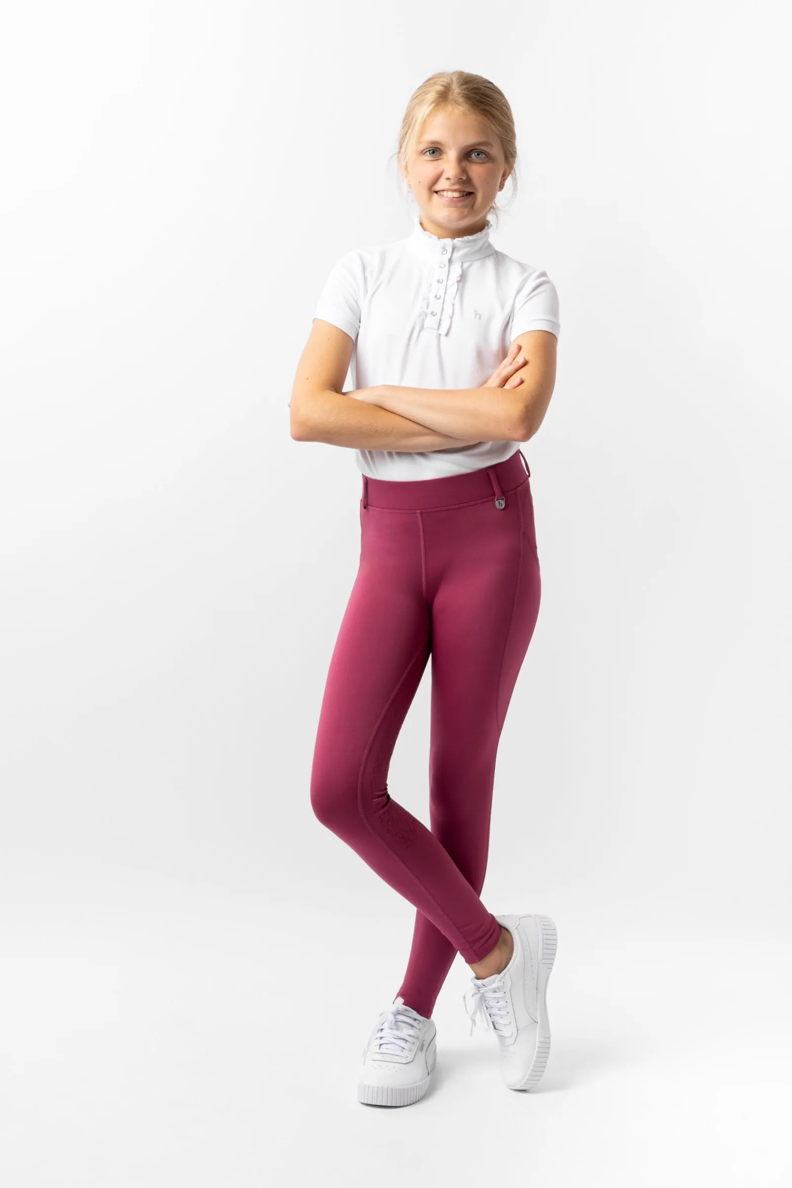 Horze Dea Kinder Vollbesatzreitleggings*Kinder Reitleggings Für Kinder