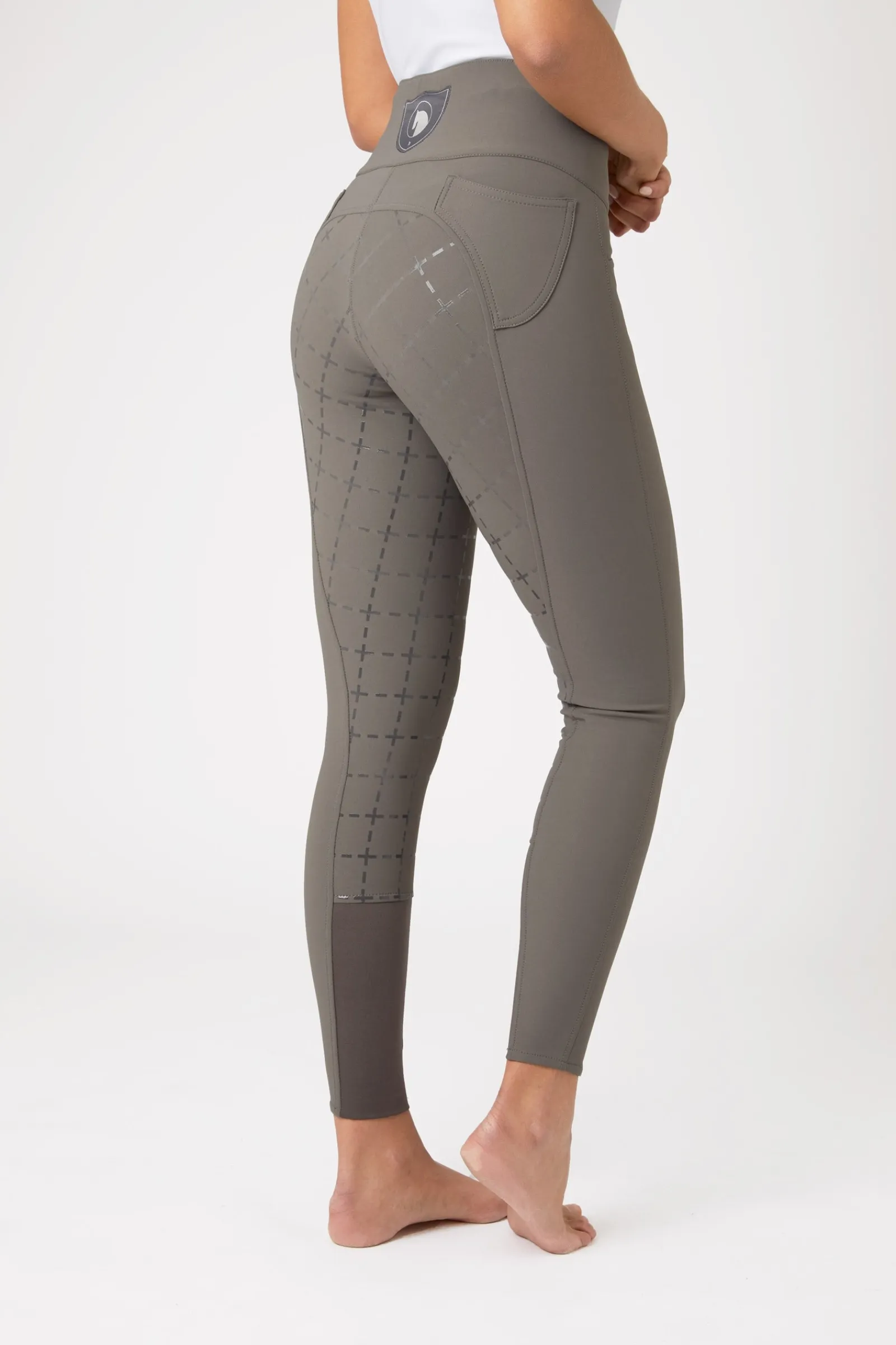 Horze Desiree Damenreithose mit hohem Bund und Silikongrip-Vollbesatz, UPF 50+*Damen Reithose Für Damen Mit Vollbesatz