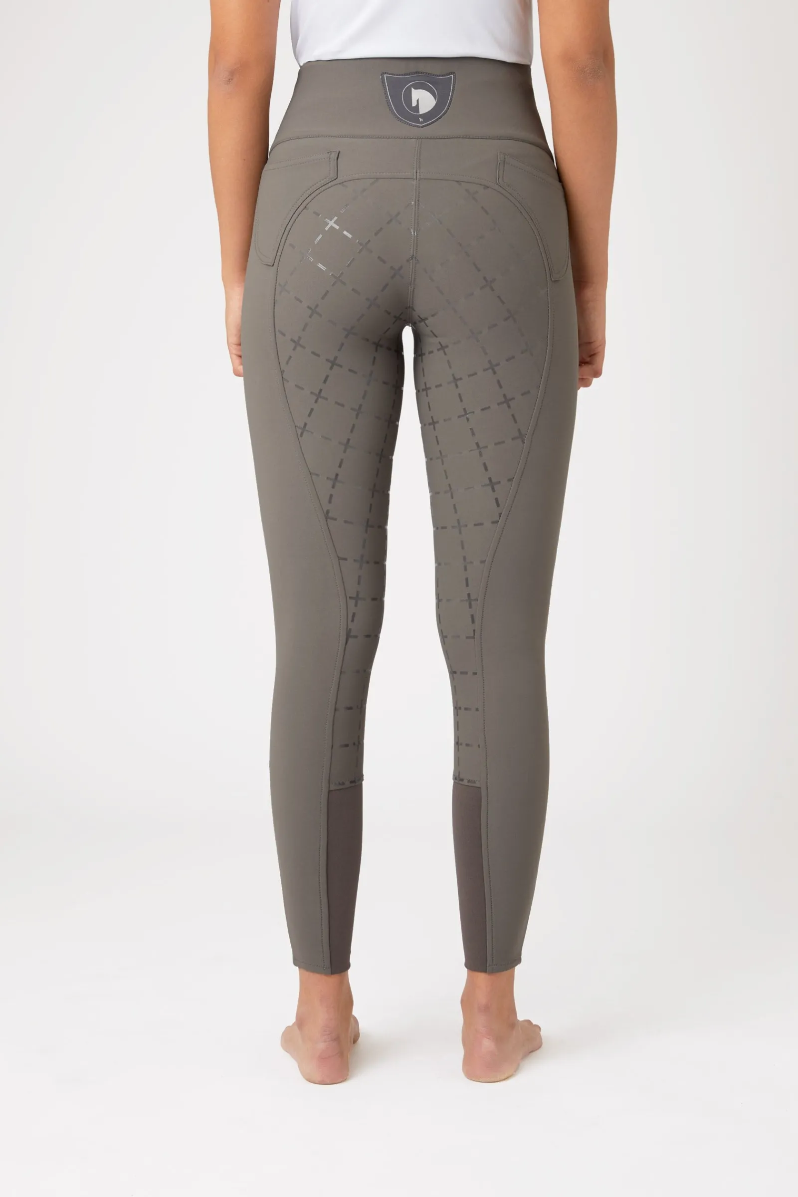 Horze Desiree Damenreithose mit hohem Bund und Silikongrip-Vollbesatz, UPF 50+*Damen Reithose Für Damen Mit Vollbesatz