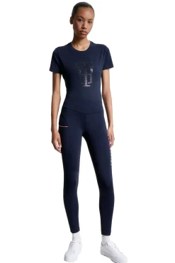 Tommy Hilfiger Equestrian Elmira All-Jahres Leggings mit Vollbesatz*Damen Reitleggings Für Damen