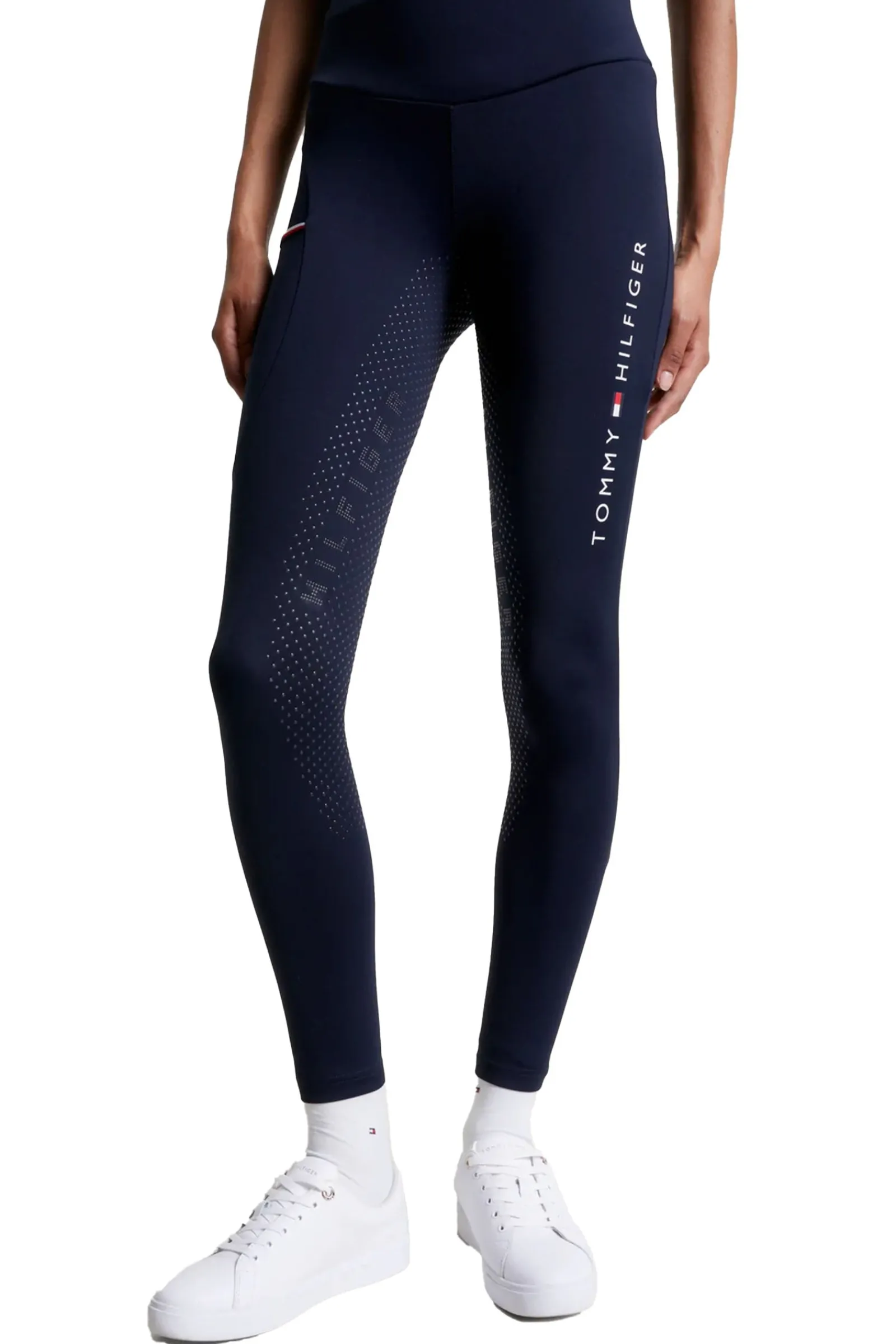 Tommy Hilfiger Equestrian Elmira All-Jahres Leggings mit Vollbesatz*Damen Reitleggings Für Damen