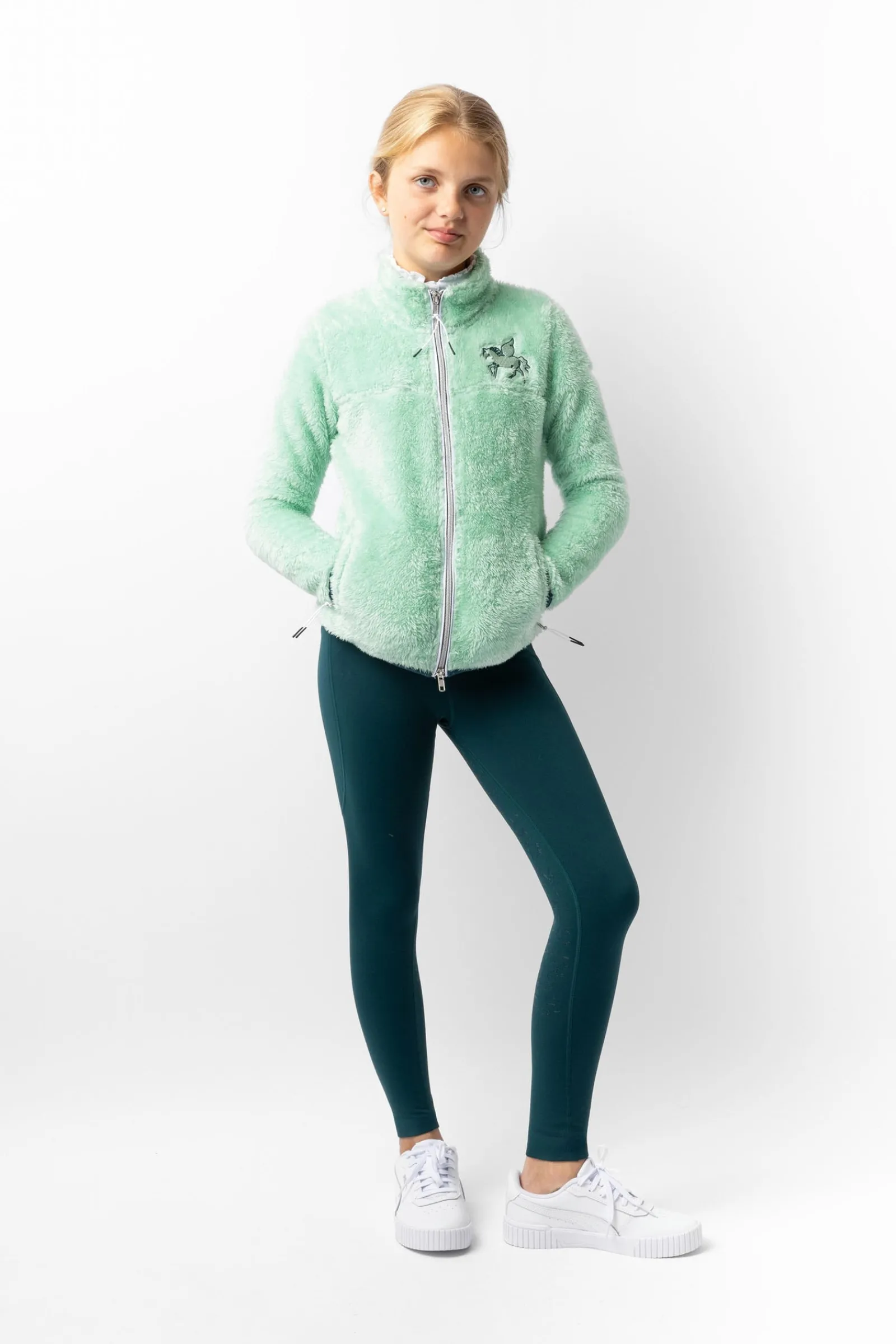 Horze Elsa Kinder Fleece-Reitjacke*Kinder Pullover & Fleecejacken Für Kinder
