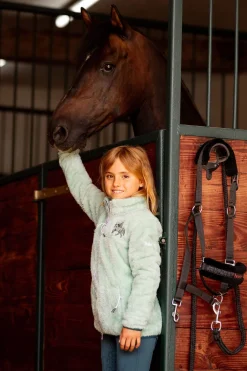 Horze Elsa Kinder Fleece-Reitjacke*Kinder Pullover & Fleecejacken Für Kinder