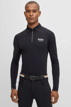 Boss Elton Signature Stripe Herren Training Polo Shirt*Herren Shirts & Polos Für Herren