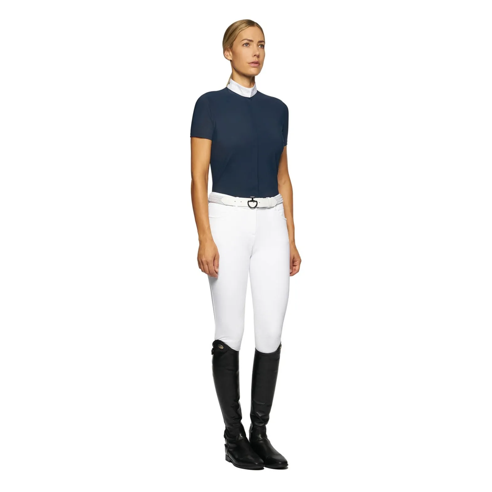 Cavalleria Toscana Embroidery Damen Kurzarm-Turniershirt*Damen Shirts & Polos Für Damen