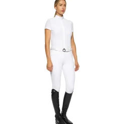 Cavalleria Toscana Embroidery Damen Kurzarm-Turniershirt*Damen Shirts & Polos Für Damen