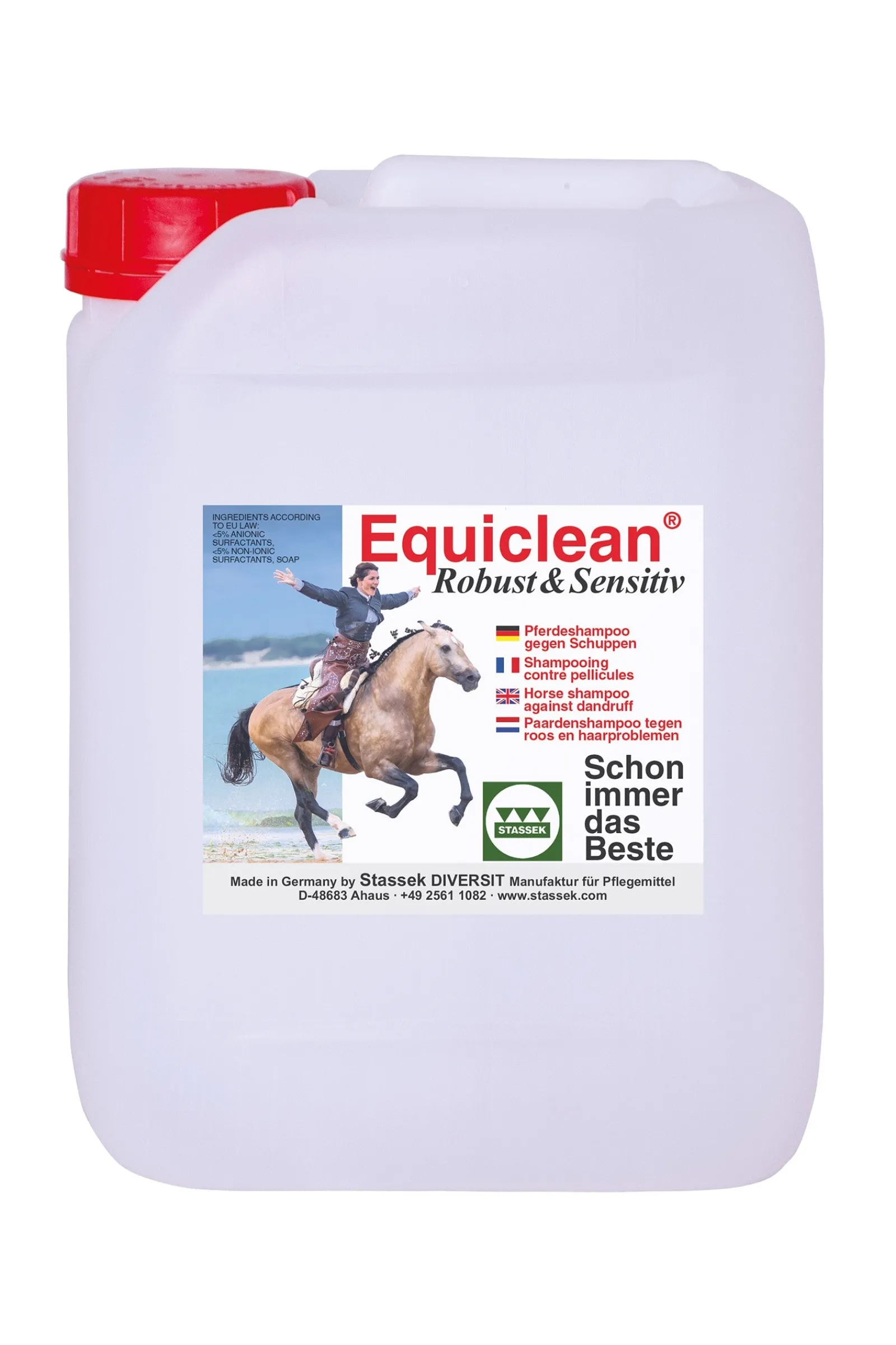 Stassek Equiclean Robust Outdoor Shampoo, 5 Liter* Haar- & Mähnen- & Schweifpflege