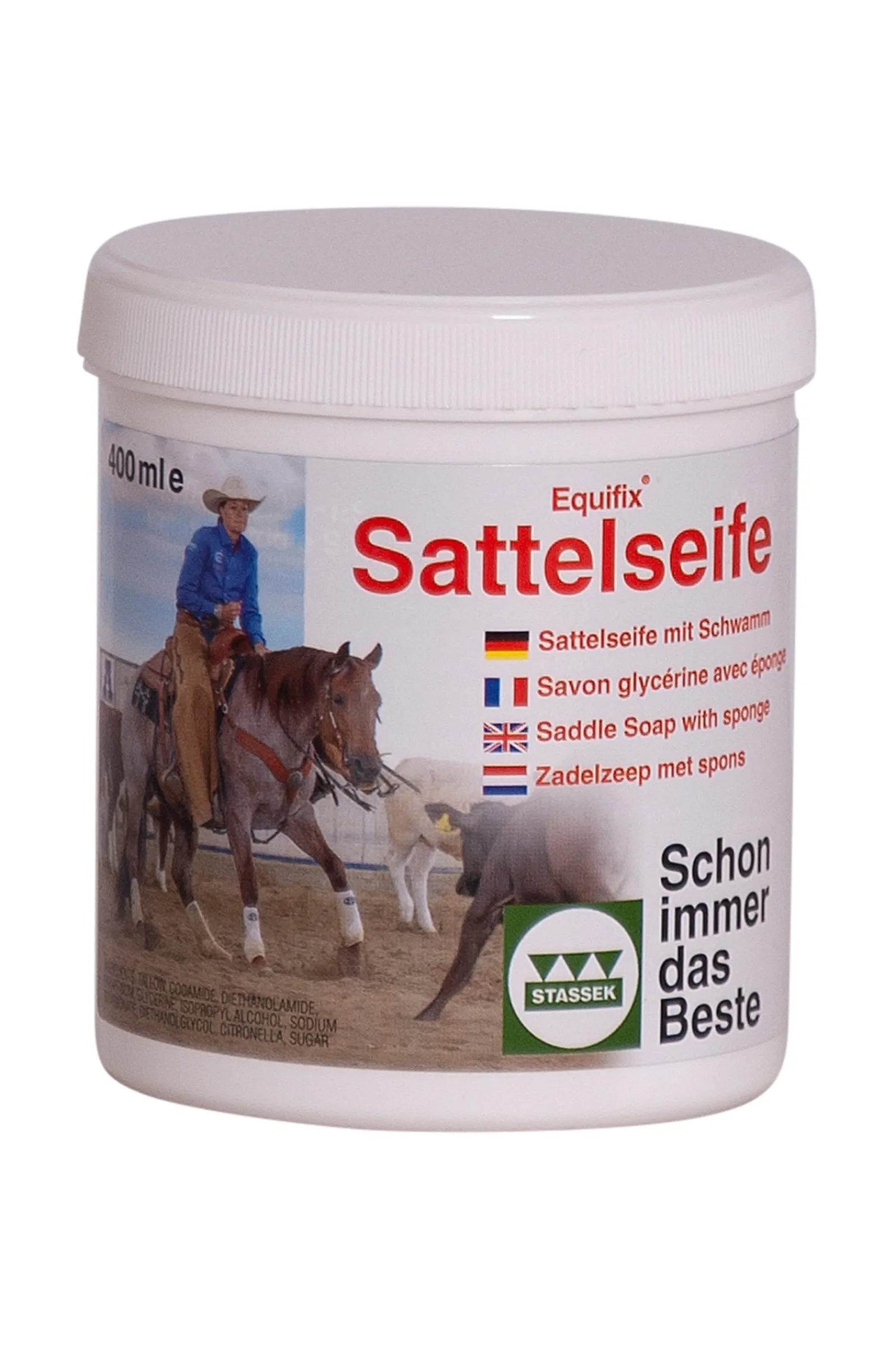 Stassek Equifix Sattelseife, 400 ml* Ausrüstungspflege