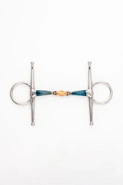Kavalkade ergonomische Schenkeltrense, doppelt gebrochen, Lock Up, 14 mm* Schenkeltrensen-Gebisse