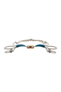 Kavalkade ergonomisches Pelhamgebiss, doppelt gebrochen mit Lock Up, lang, 14 mm* Pelham-Gebisse