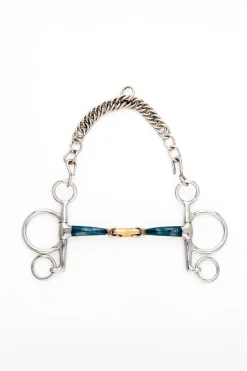 Kavalkade ergonomisches Pelhamgebiss, doppelt gebrochen, kurz, 14 mm* Pelham-Gebisse