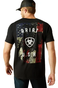 Ariat Faded Bull Herren T-Shirt*Herren Shirts & Polos Für Herren