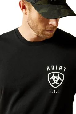 Ariat Faded Bull Herren T-Shirt*Herren Shirts & Polos Für Herren