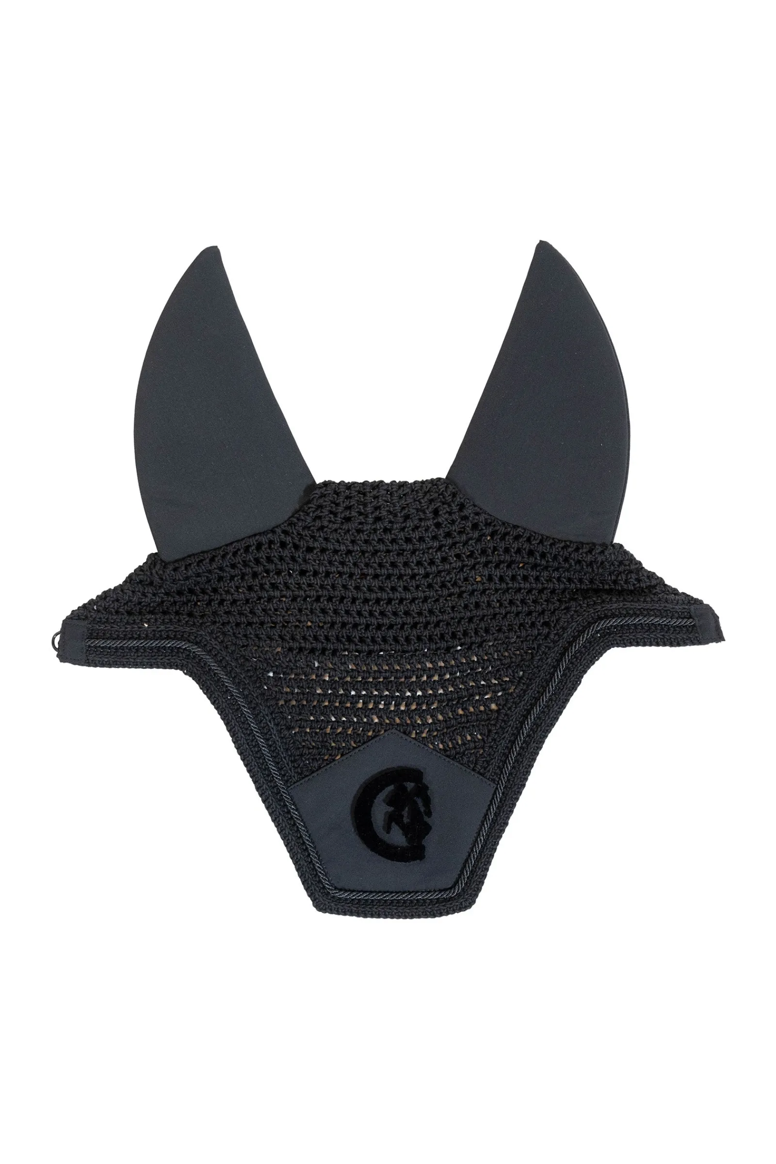 Kentucky Horsewear Fly Veil Wellington 3D Logo Geräuschlos* Ohrenhauben|Ohrenhauben