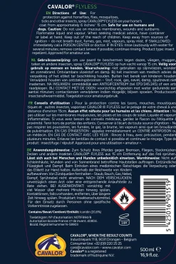 Cavalor Flyless, Fliegenspray, 500ml* Fliegenschutzmittel