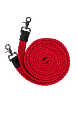 F.R.A. Freedom Riding Articles Gabi Flat Woven Cotton Reins 25mm, w/ Clips 300cm* Hilfszügel|Trainingshilfen