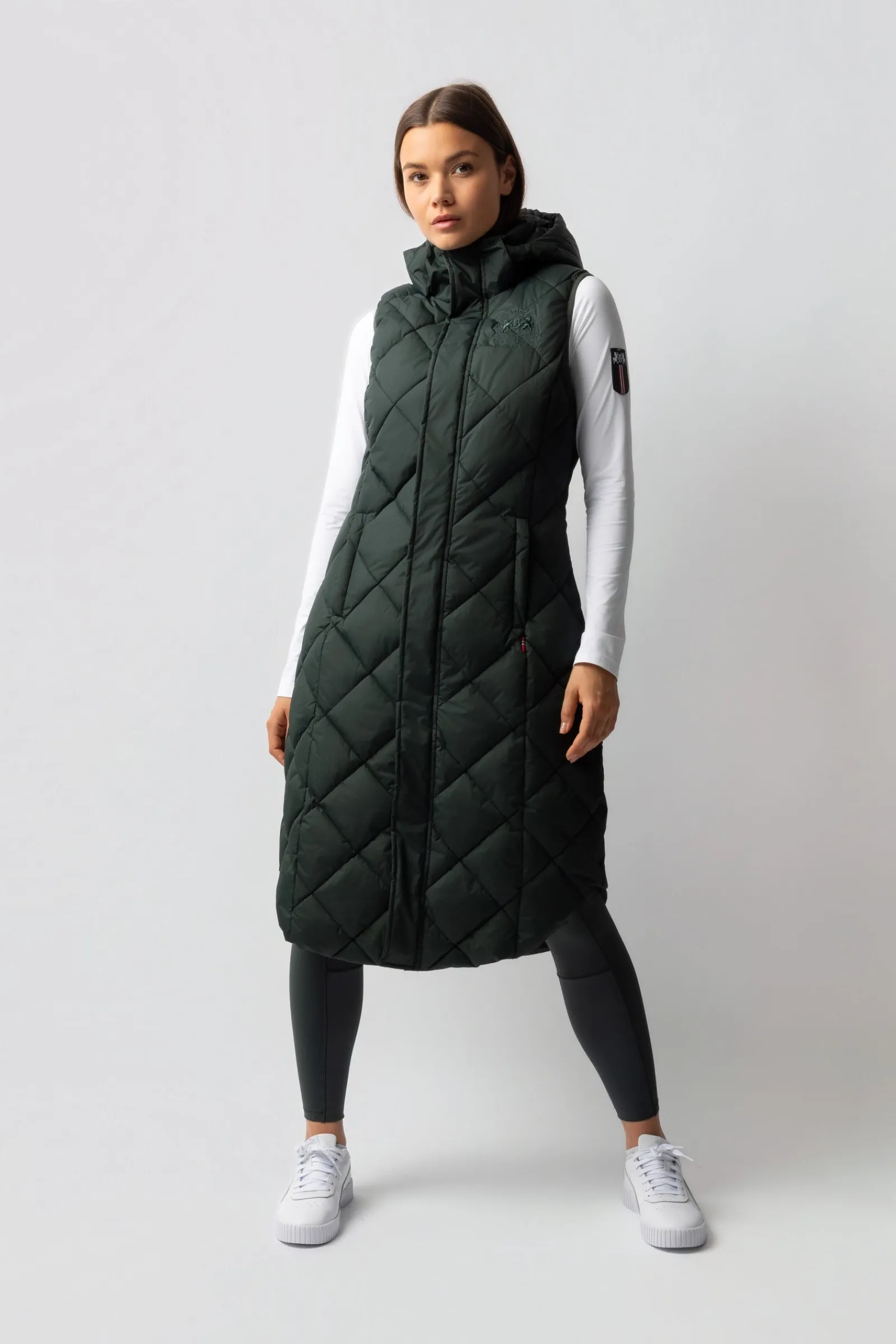 B Vertigo Gem Damen lange gefütterte Reitweste*Damen Mäntel & Jacken Für Damen