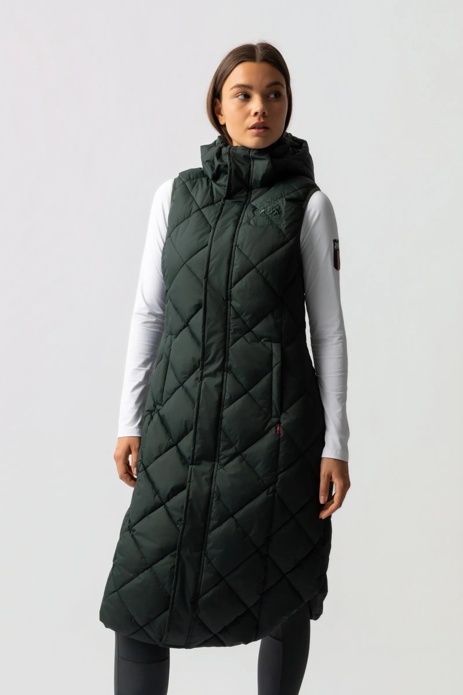 B Vertigo Gem Damen lange gefütterte Reitweste*Damen Mäntel & Jacken Für Damen