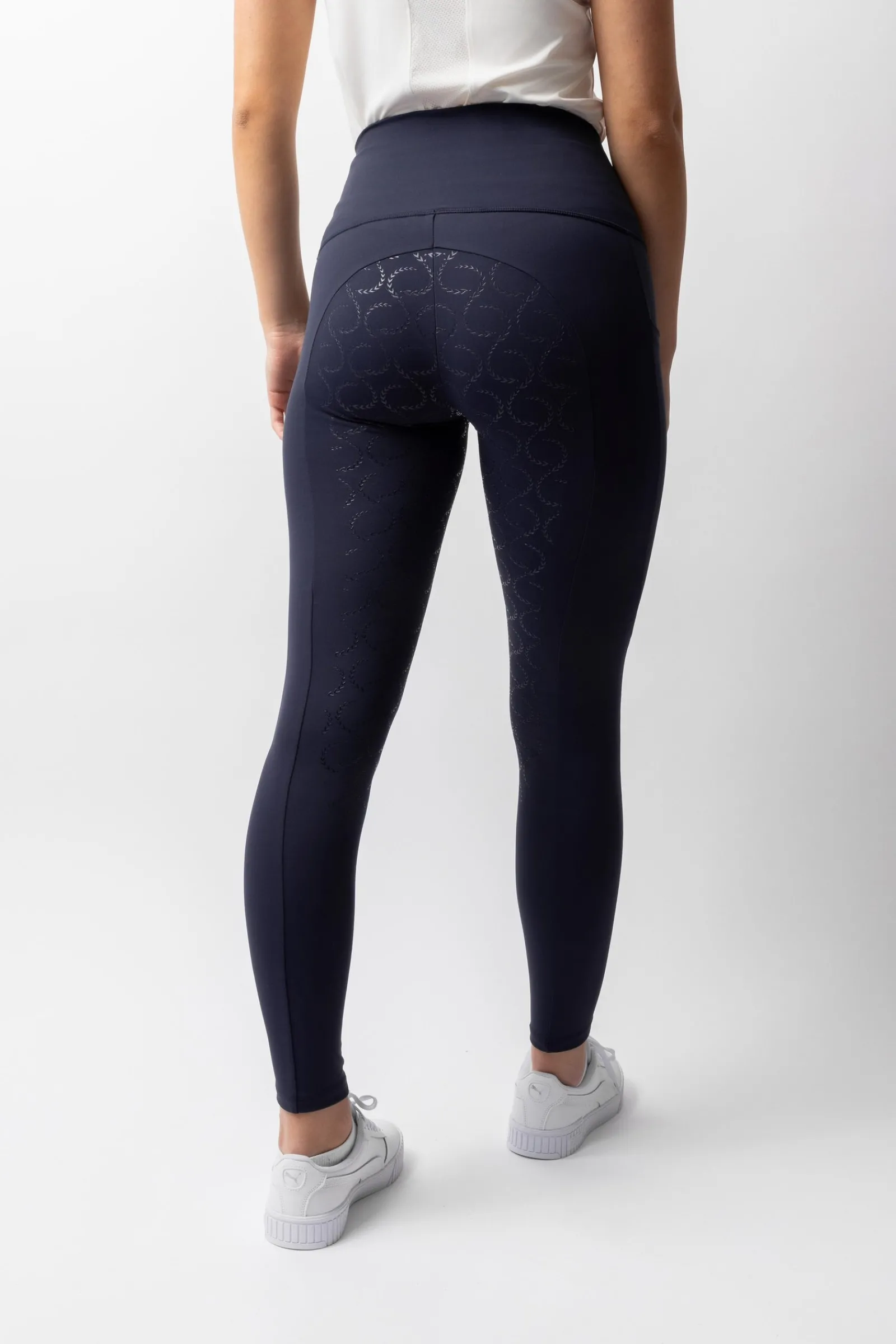 Horze Gillian Damen Reitleggings aus Kompressionsmaterial mit Vollbesatz*Damen Reitleggings Für Damen
