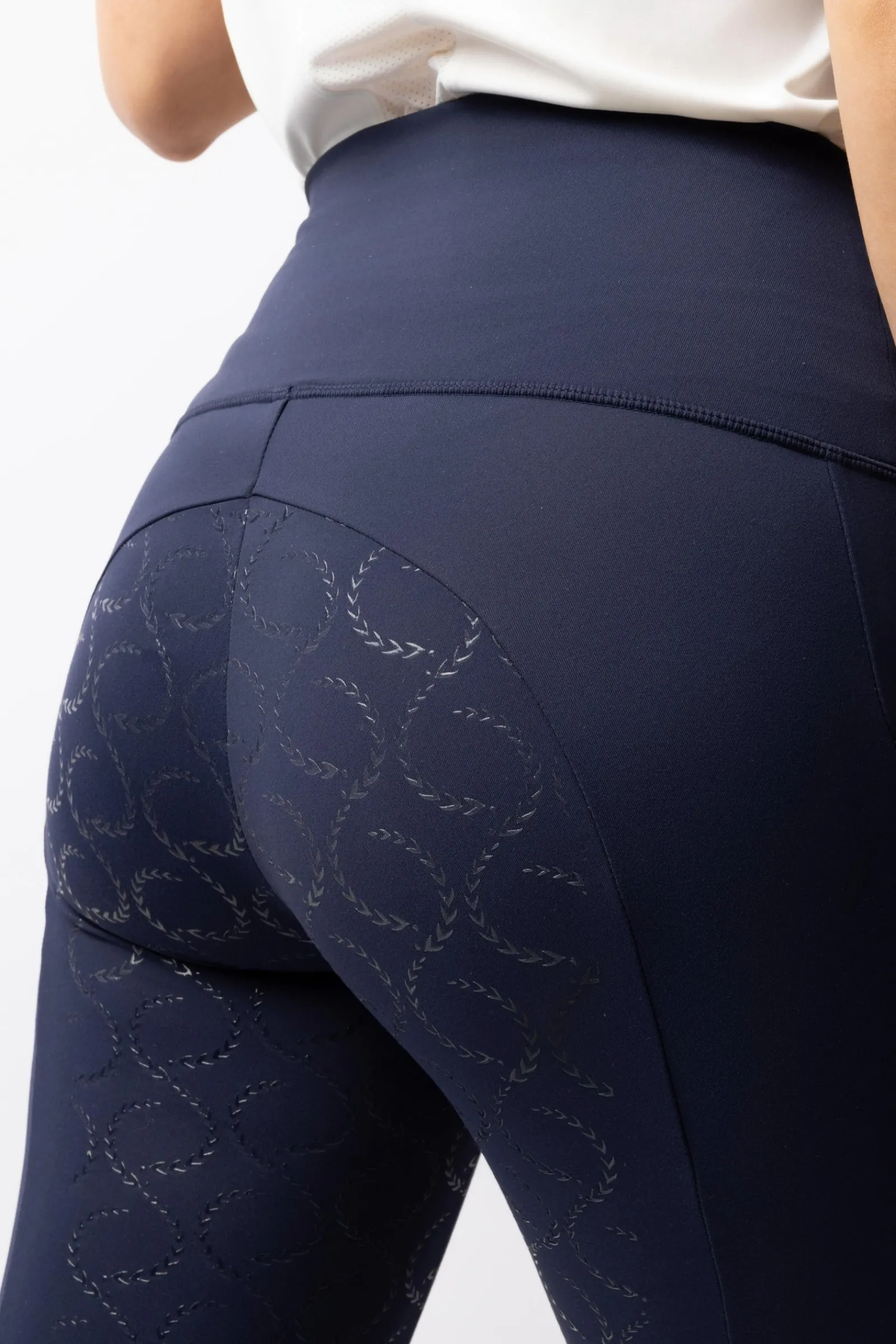 Horze Gillian Damen Reitleggings aus Kompressionsmaterial mit Vollbesatz*Damen Reitleggings Für Damen