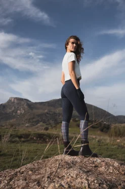 Horze Gillian Damen Reitleggings aus Kompressionsmaterial mit Vollbesatz*Damen Reitleggings Für Damen