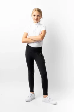 Horze Gillian Kinder Kompressionsreitleggings mit Vollbesatz*Kinder Reitleggings Für Kinder
