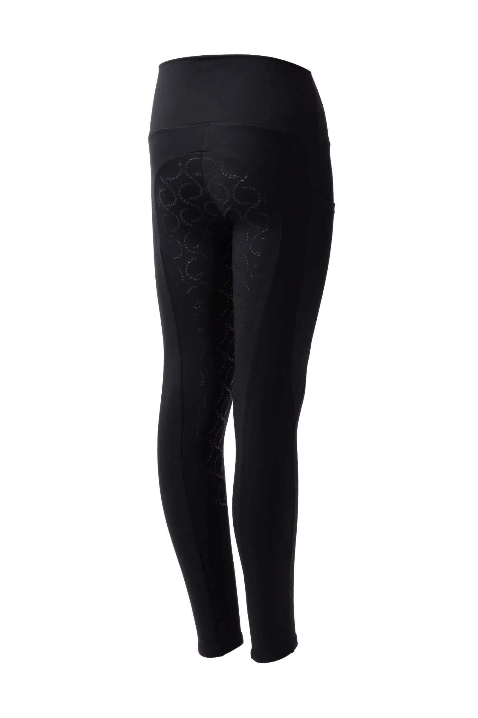 Horze Gillian Kinder Kompressionsreitleggings mit Vollbesatz*Kinder Reitleggings Für Kinder