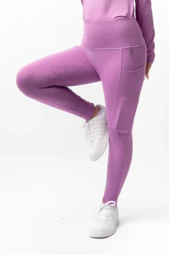 Horze Gillian Kinder Kompressionsreitleggings mit Vollbesatz*Kinder Reitleggings Für Kinder