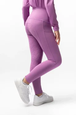Horze Gillian Kinder Kompressionsreitleggings mit Vollbesatz*Kinder Reitleggings Für Kinder