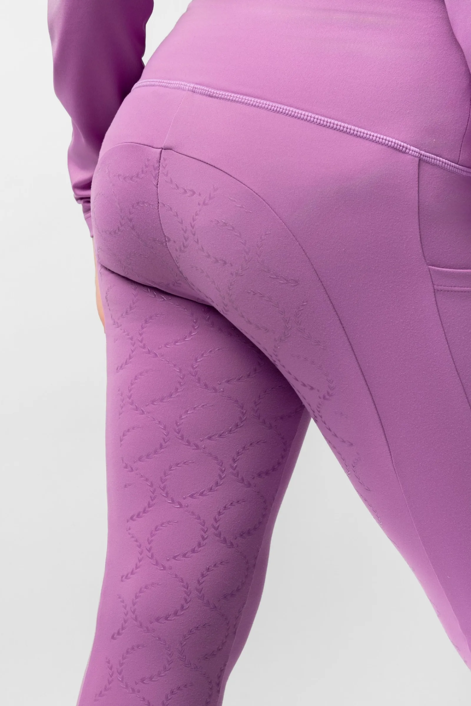 Horze Gillian Kinder Kompressionsreitleggings mit Vollbesatz*Kinder Reitleggings Für Kinder
