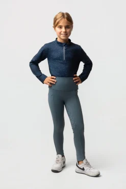 Horze Gillian Kinder Thermo Vollgrip Reitleggings*Kinder Reitleggings Für Kinder