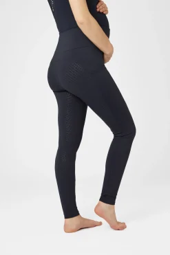 Horze Ginny Schwangerschaftsreitleggings mit Silikonvollbesatz und Handytasche*Damen Reitleggings Für Damen