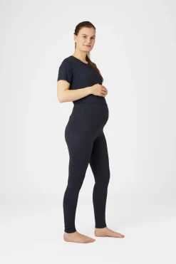 Horze Ginny Schwangerschaftsreitleggings mit Silikonvollbesatz und Handytasche*Damen Reitleggings Für Damen
