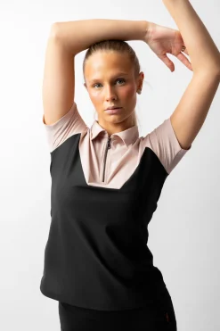 B Vertigo Giselle Damen zweifarbiges Poloshirt*Damen Shirts & Polos Für Damen