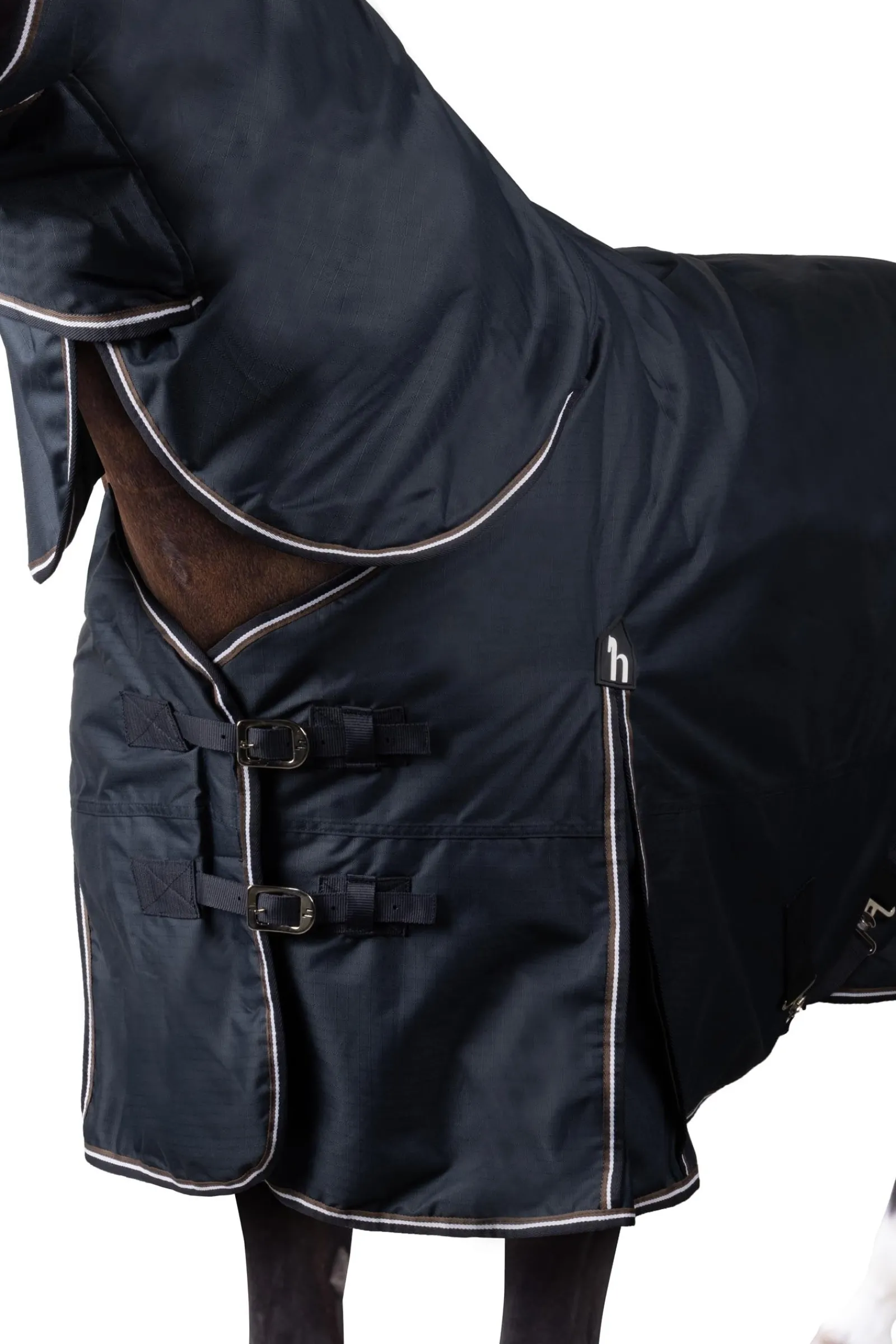Horze Glasgow Pony Regendecke mit Halsteil, 100g* Leichte Weidedecken