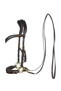 F.R.A. Freedom Riding Articles Glory Hackamore Zaum mit Zügeln (System 2), braun* Hackamores
