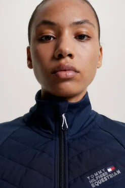 Tommy Hilfiger Equestrian Gramercy Damen isolierte Hybridweste*Damen Mäntel & Jacken Für Damen
