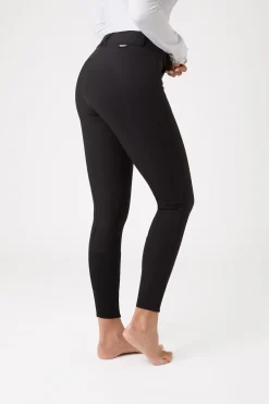 Horze Grand Prix Damenreithose mit Silikon-Kniebesatz, UPF 50+*Damen Reithose Für Damen Mit Kniebesatz