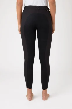 Horze Grand Prix Damen-Vollbesatzreithose mit Lederbesatz, UPF 50+*Damen Reithose Für Damen Mit Vollbesatz