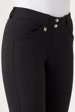 Horze Grand Prix Damen-Vollbesatzreithose mit Lederbesatz, UPF 50+*Damen Reithose Für Damen Mit Vollbesatz