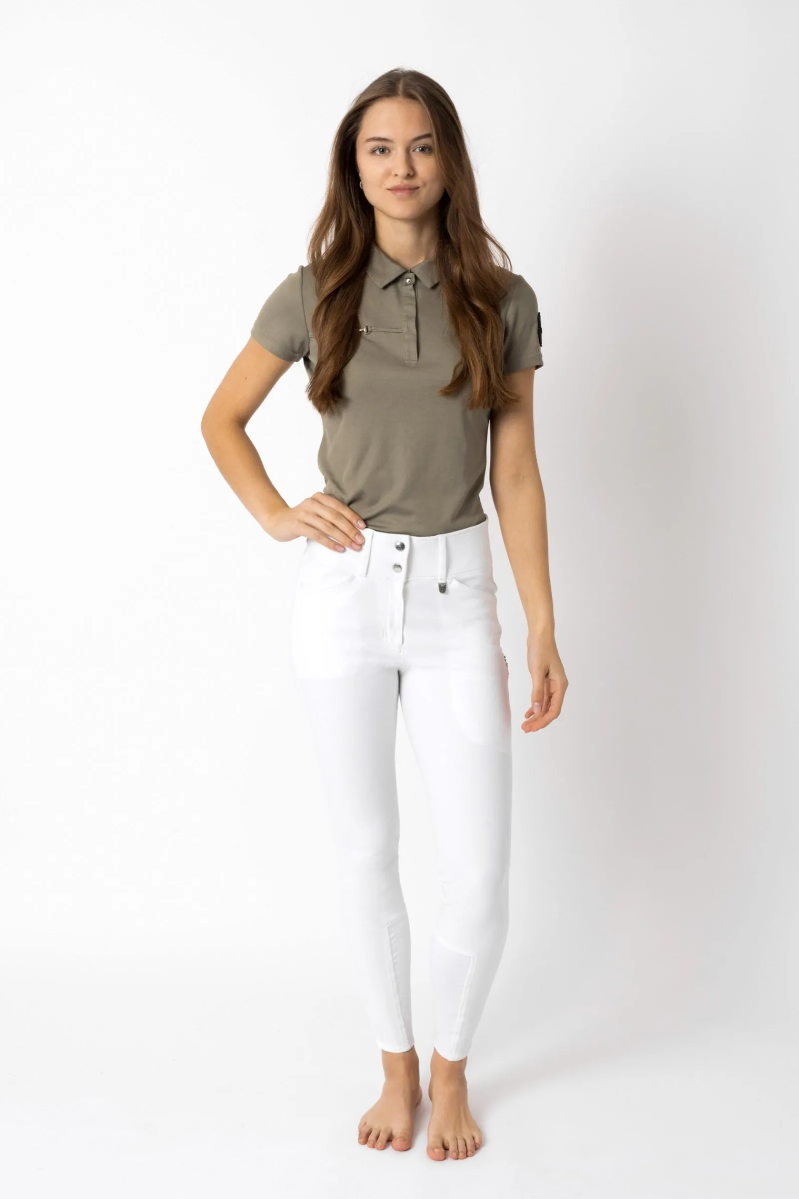 Horze Grand Prix II Damen Reithose mit Kniebesatz*Damen Reithose Für Damen Mit Kniebesatz