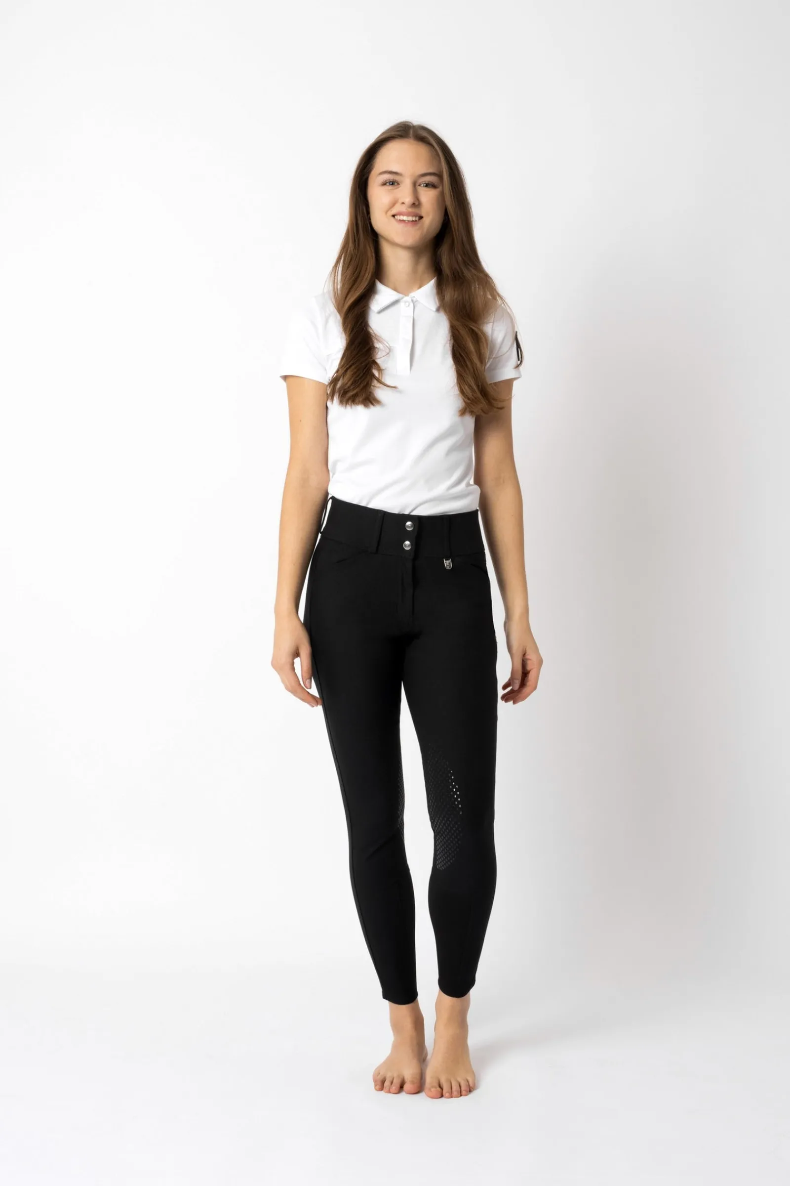 Horze Grand Prix II Damen Reithose mit Kniebesatz*Damen Reithose Für Damen Mit Kniebesatz