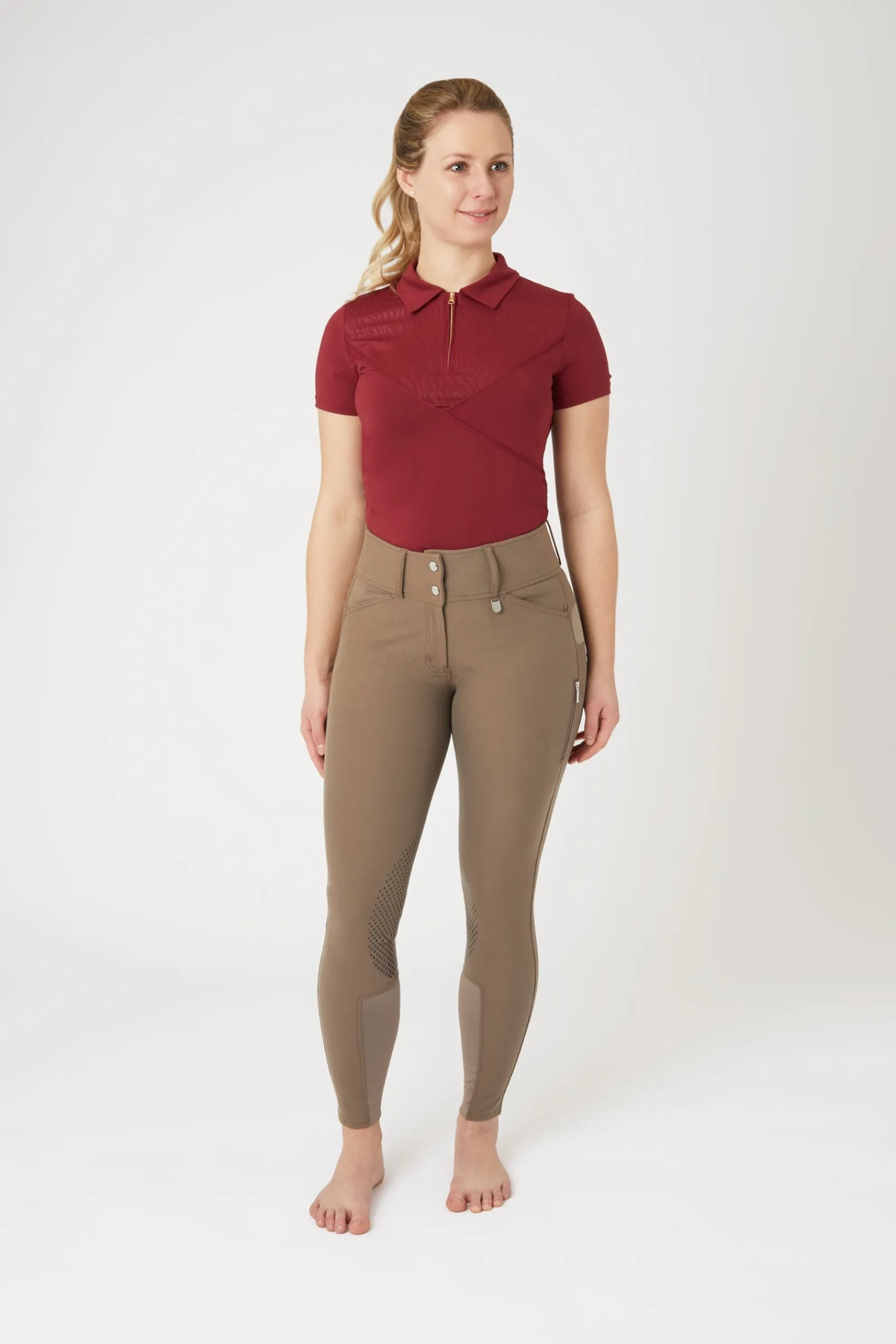 Horze Grand Prix II Damen Reithose mit Kniebesatz*Damen Reithose Für Damen Mit Kniebesatz