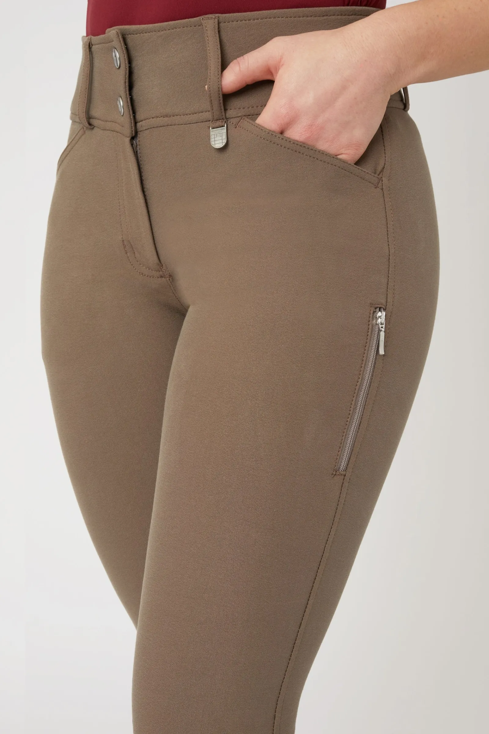 Horze Grand Prix II Damen Reithose mit Kniebesatz*Damen Reithose Für Damen Mit Kniebesatz