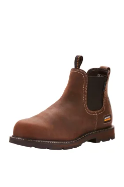 Ariat Groundbreaker wasserdichter Herren Chelasea Boot mit Stahlkappe*Herren Reitstiefel Für Herren