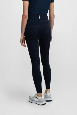 Boss Hailey Vollbesatz High Waist Sommer Reithose*Damen Reithose Für Damen Mit Vollbesatz
