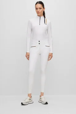 Boss Hailey Vollbesatz High Waist Reithose*Damen Reithose Für Damen Mit Vollbesatz