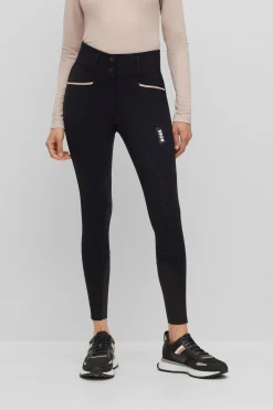 Boss Hailey Vollbesatz High Waist Sommer Reithose*Damen Reithose Für Damen Mit Vollbesatz